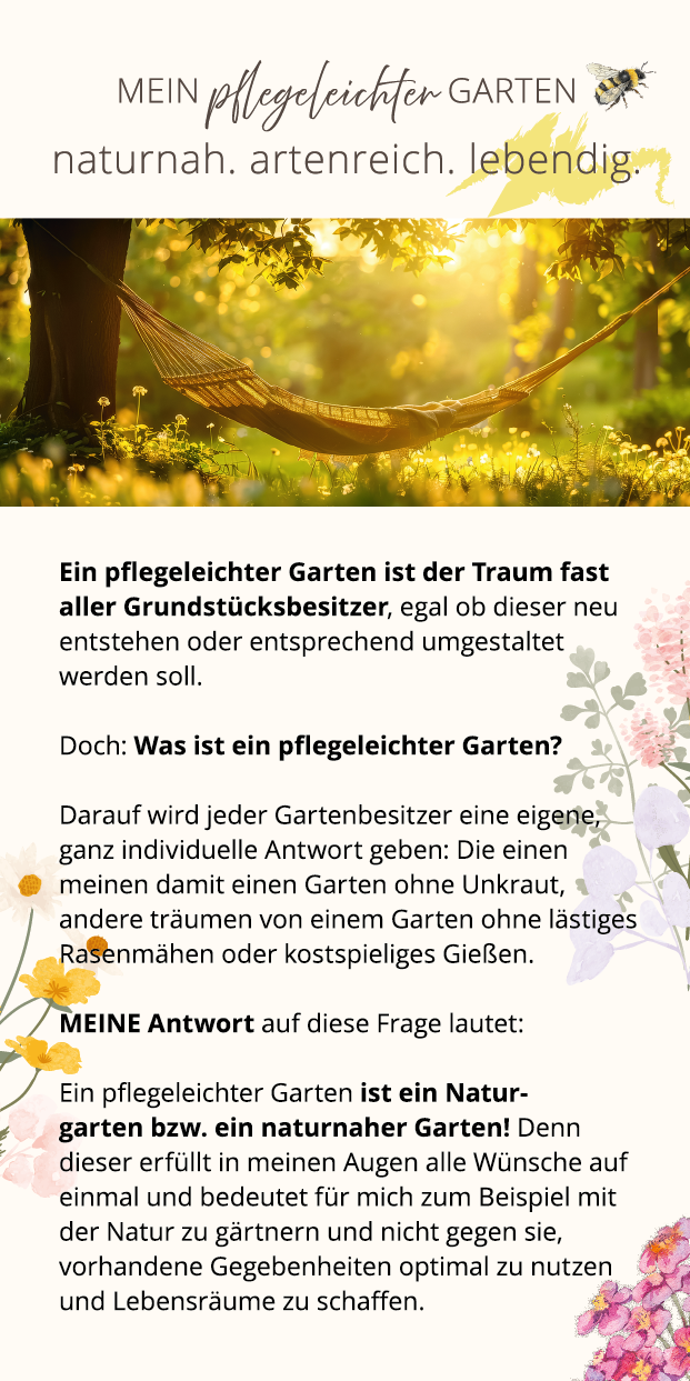 Mein pflegeleichter Garten - Flyer Seite 1